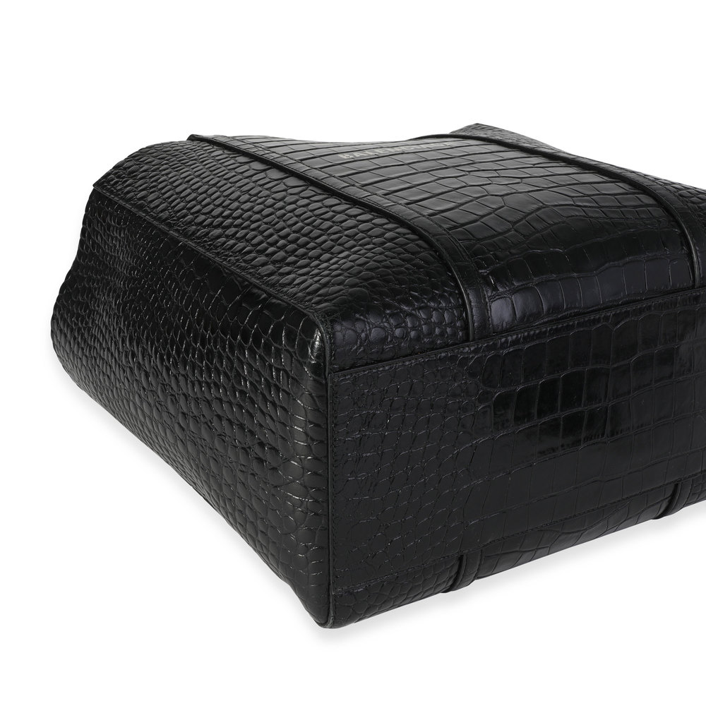 Balenciaga Crocodile-Embossed Leather Small Everyday Tote - Picture 7 of 7